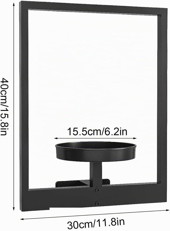Bilderrahmen-Pflanzenhalter Für Die Wand,Pflanzenregale Für Fenster,Pflanzen-Wandrahmen Aus Metall,4