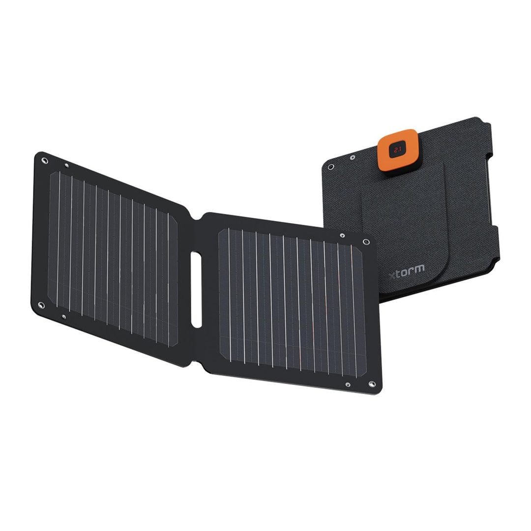 Xtorm SolarBooster, 14W Solarmodul, Tragbares Solarpanel, Outdoor, Nachhaltig, Solarenergie, Flexibe
