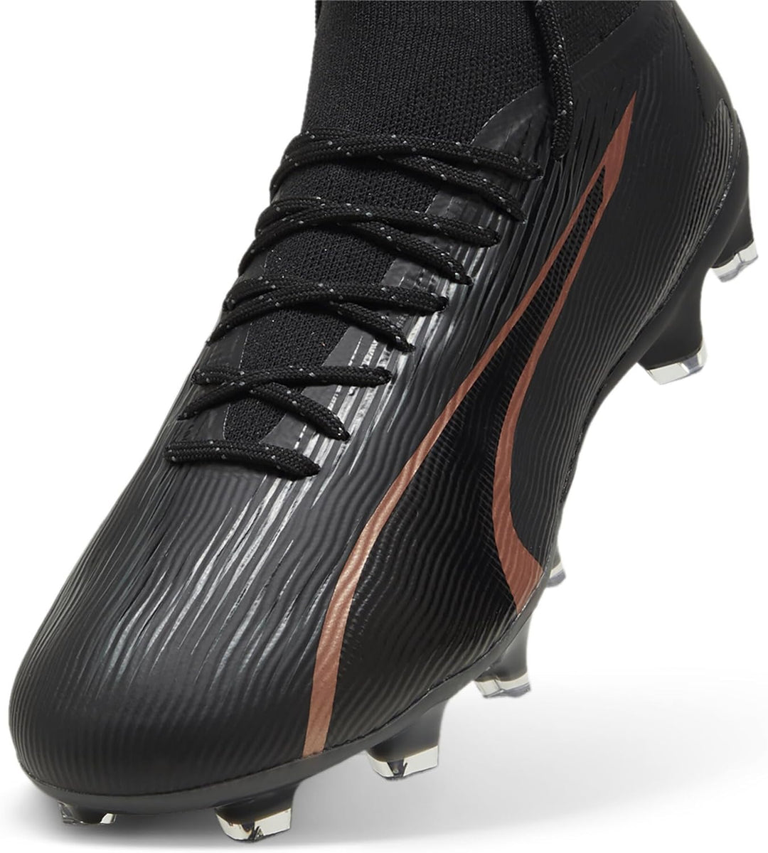 PUMA Herren Ultra Pro Fg/AgFussballschuh 39 EU Puma Black Copper Rose, 39 EU Puma Black Copper Rose