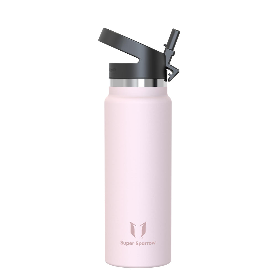 Super Sparrow Trinkflasche Edelstahl 1000ml - Breite Öffnung SwivelSip Thermosflasche - BPA-Frei The