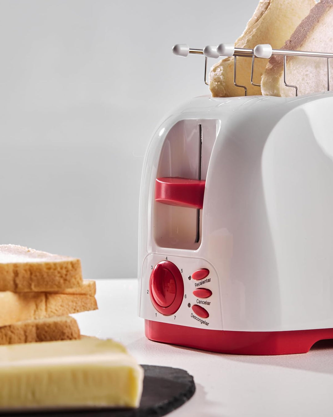 G3 Ferrari G10179 Toaster, 800 Watt, Edelstahlzange, grosse Schlitze für gefüllte Toasts, Krümelschu
