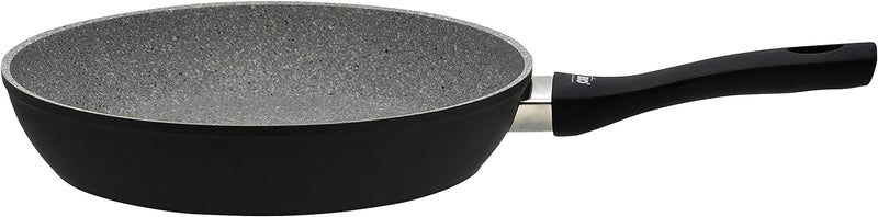 ELO Pfanne Basalt plus Ø 24 cm Bratpfanne incl. Pfannenschoner, Aluminium, schwarz, geeignet für all