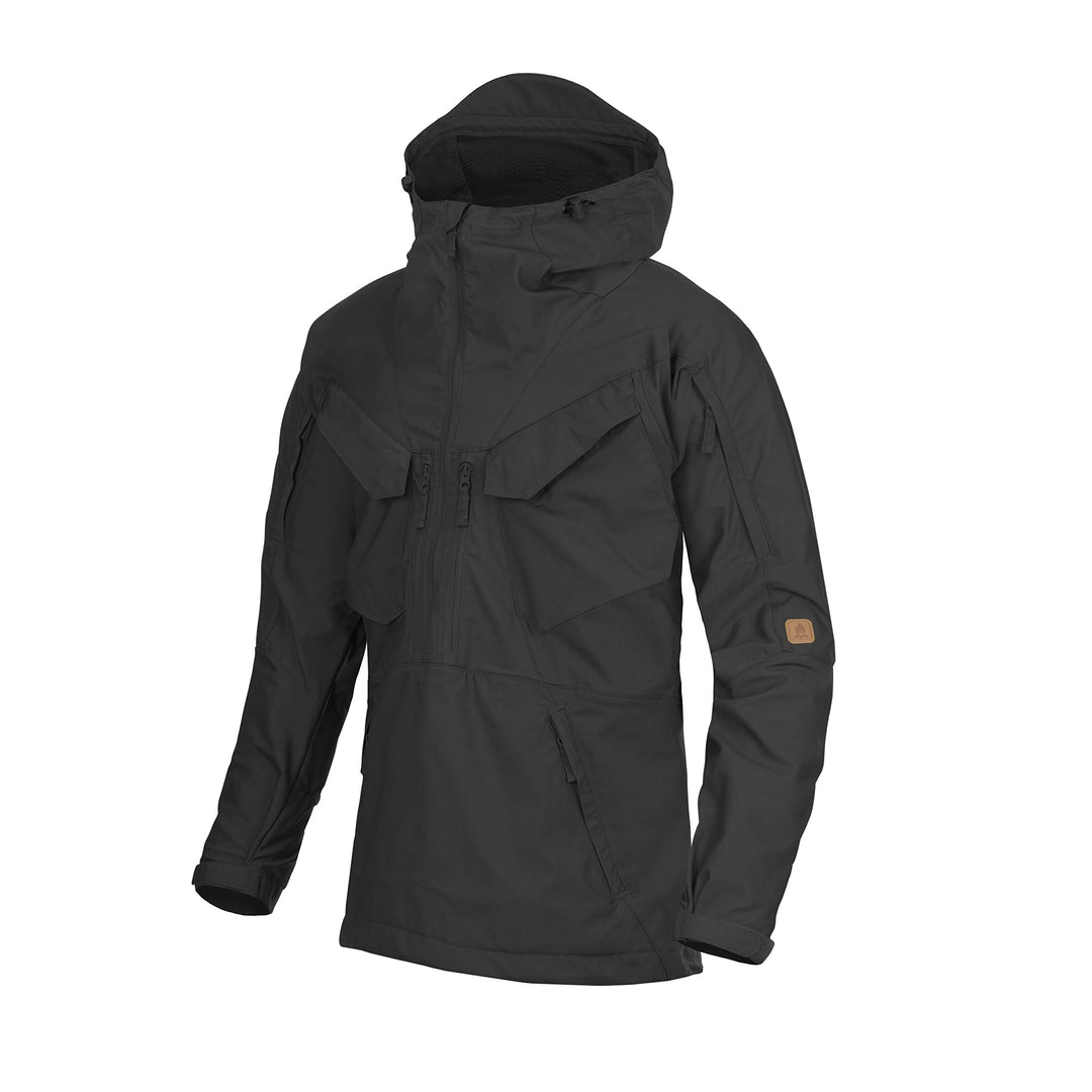 Helikon-Tex Bushcraft PILGRIM Anorak Outdoor Jacke -DuraCanvas- Schwarz XS Black - 01, XS Black - 01