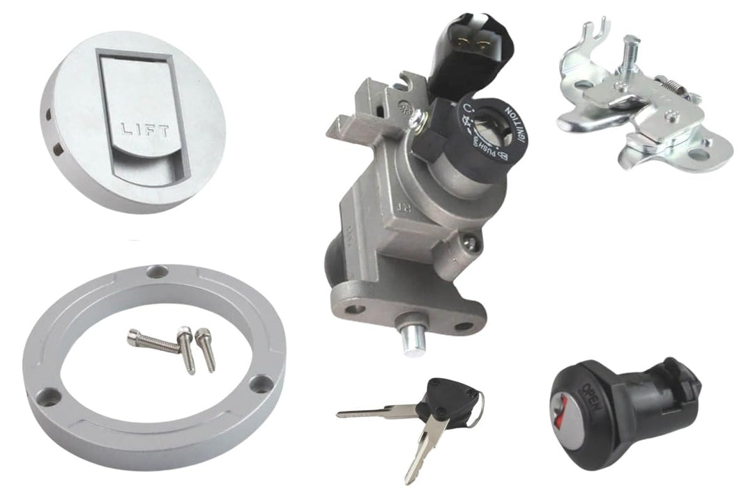 Zündschloss, Schloss-Set für 50ccm Peugeot Roller wie Speedfight 3, Ludix, Jet Force, inkl. Tankschl