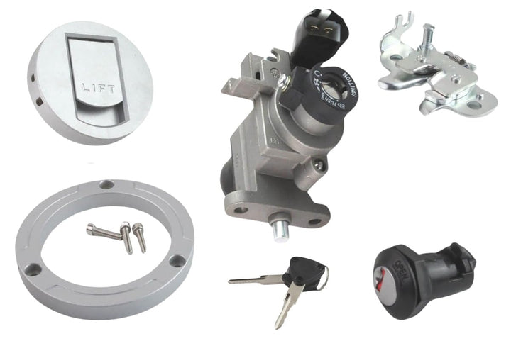 Zündschloss, Schloss-Set für 50ccm Peugeot Roller wie Speedfight 3, Ludix, Jet Force, inkl. Tankschl