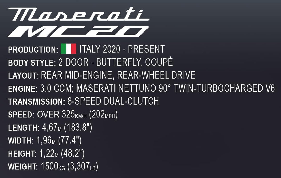 MASERATI MC 20 Single, Single