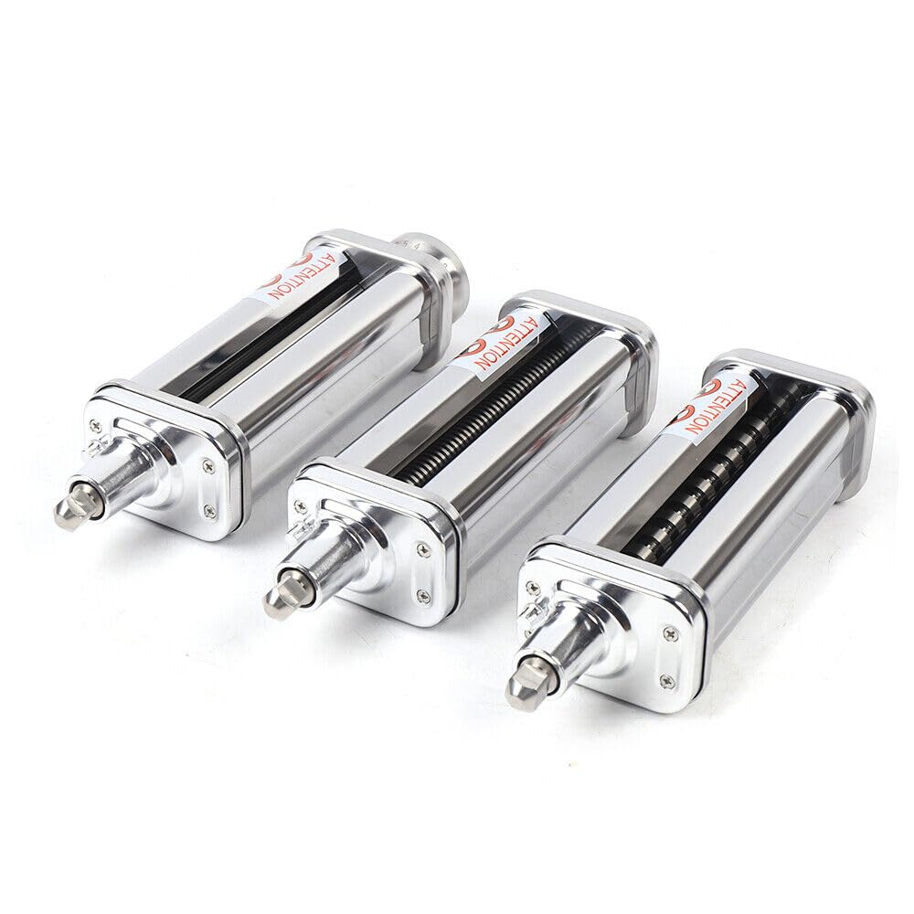 Nudelblatt Roller & Cutter Edelstahl Nudelzubehör Nudelmaschine-Aufsatz für Standmixer multifunktion