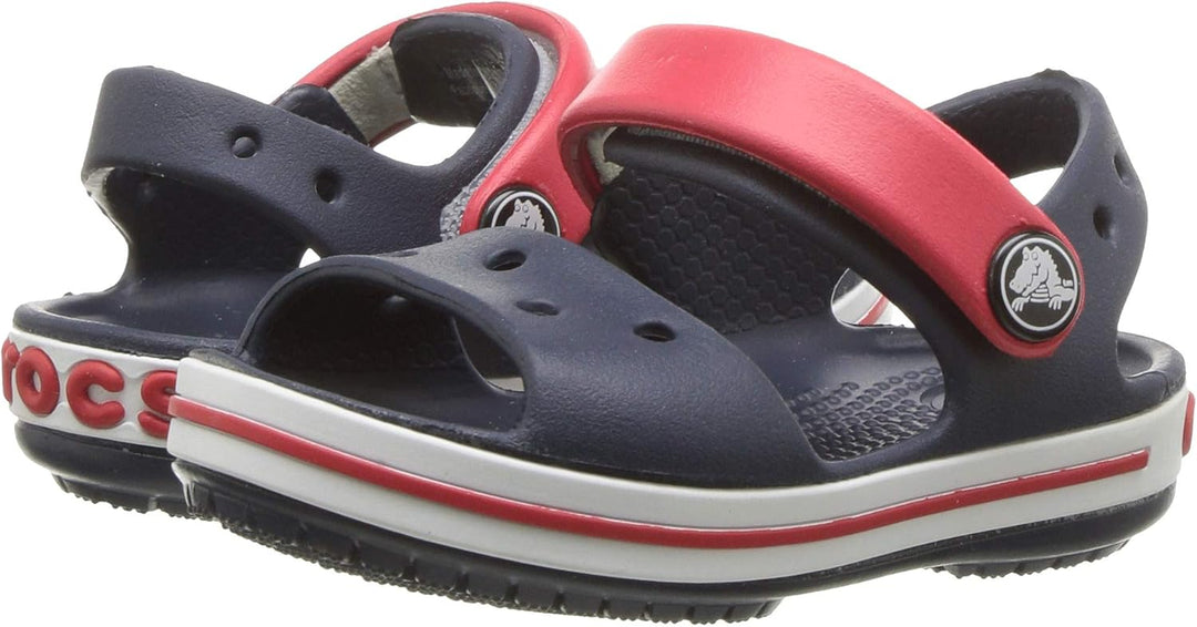 Baya Lined Fuzz-Strap Clog 19 EU Crocs Crocband Sandal Kids Unisex Kinder Sandalen, 19 EU Crocs Croc