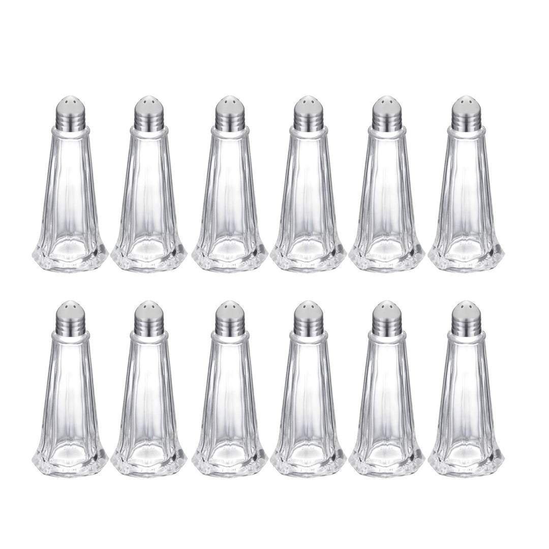 Westmark Universalstreuer, 12 Stück, Fassungsvermögen: je 40 ml, Glas/Rostfreier Edelstahl, New York