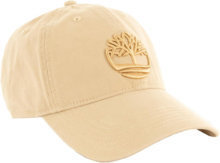 Timberland Herren-Baseballmütze mit Lederaufnäher-Logo Einheitsgrösse Safari, Einheitsgrösse Safari