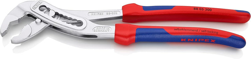 KNIPEX Alligator, Wasserpumpenzange | Rohrzange, gross, Chrom-Vanadium mit 2K-Griffen, Rostschutz ve