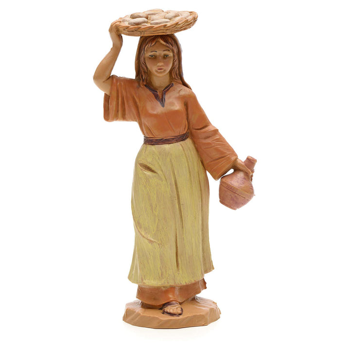 Holyart Figur Mädchen mit Tablett 12 cm Fontanini