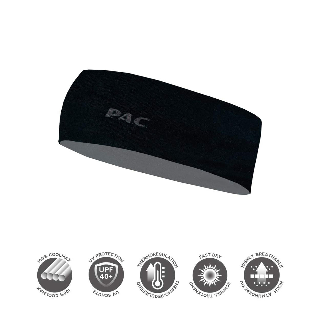 P.A.C. Slim Headband - Funktionsstirnband, Schweissband, Outdoortuch, nahtloses Stirnband, Sport Hea
