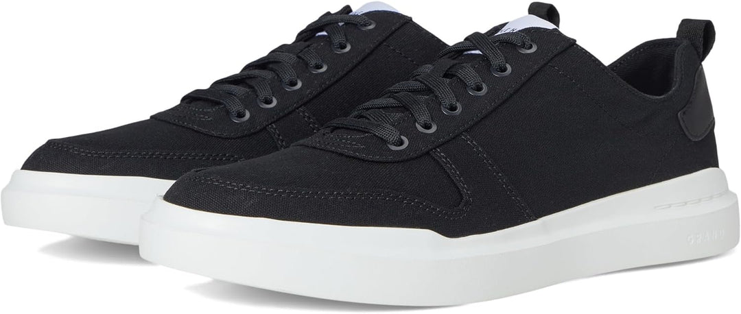Cole Haan Herren Gp RLY Canvs Crt SNK:Black Canvas/Optic Sneaker 40.5 EU Schwarz, 40.5 EU Schwarz