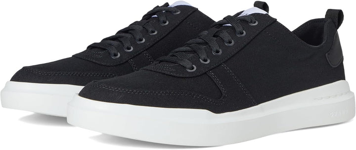 Cole Haan Herren Gp RLY Canvs Crt SNK:Black Canvas/Optic Sneaker 40.5 EU Schwarz, 40.5 EU Schwarz