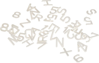 Legamaster 7-605200 Rillenbuchstaben, 560 Stück, sortiert im Buchstabenkasten, Buchstabenhöhe 20 mm.