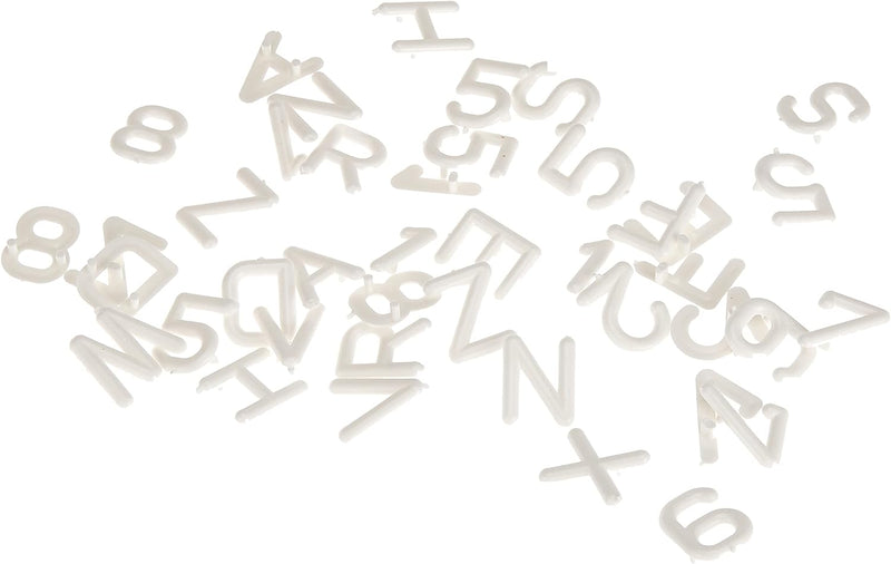 Legamaster 7-605200 Rillenbuchstaben, 560 Stück, sortiert im Buchstabenkasten, Buchstabenhöhe 20 mm.