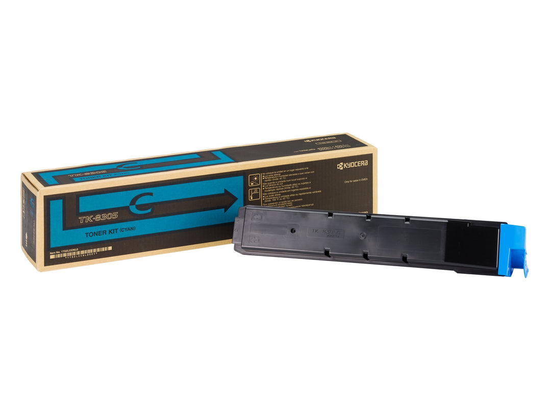 Kyocera 1T02LKCNL0 TK-8305C Tonerkartusche 15.000 Seiten, cyan, cyan