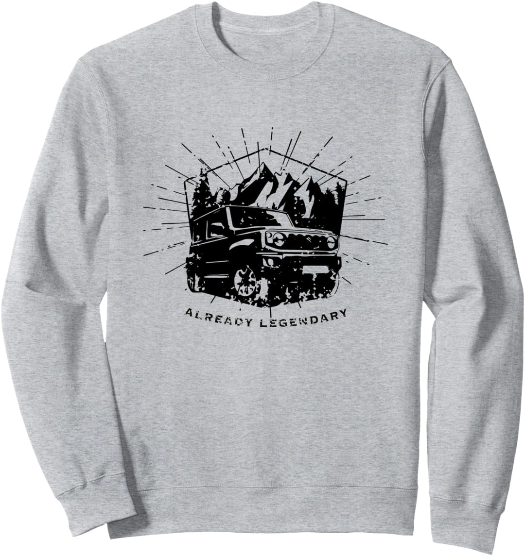 JB74 JB64 Jimny Already Legendary Offroad 4x4 4wd Allgrip Sweatshirt