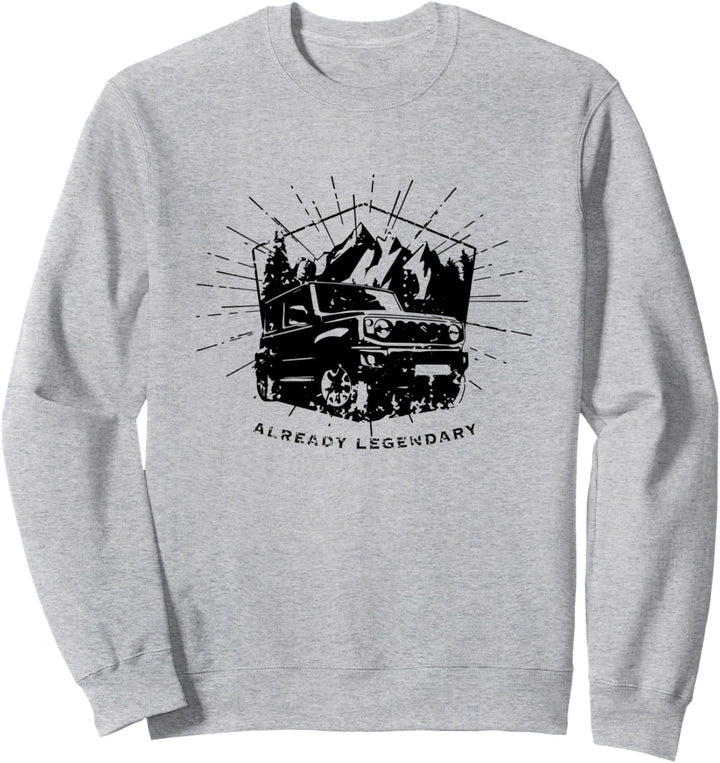 JB74 JB64 Jimny Already Legendary Offroad 4x4 4wd Allgrip Sweatshirt