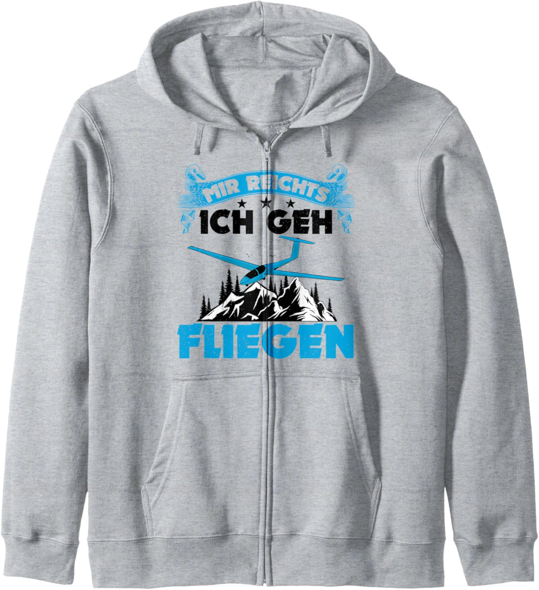 Mir Reichts Ich Geh Fliegen Segelflieger Pilot Gleiter Flug Kapuzenjacke
