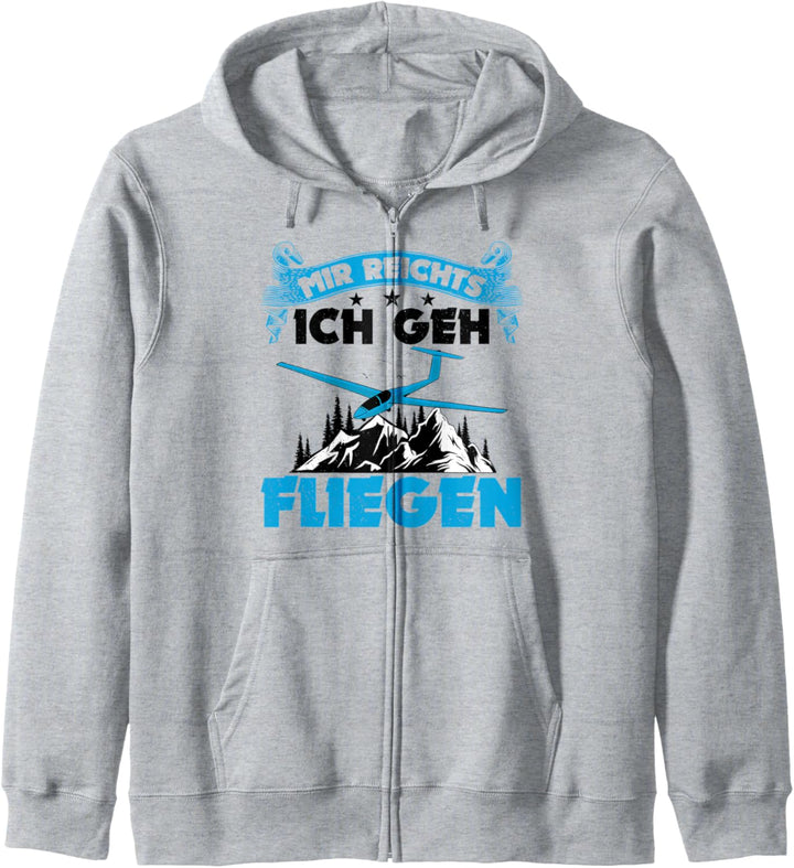 Mir Reichts Ich Geh Fliegen Segelflieger Pilot Gleiter Flug Kapuzenjacke