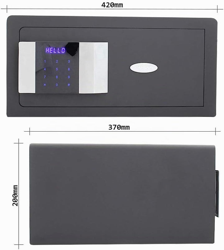 Profirst Möbeltresor Hestia Elektronikschloss Notöffnung LED Beleuchtung LED Touchbedienfeld Hoteltr