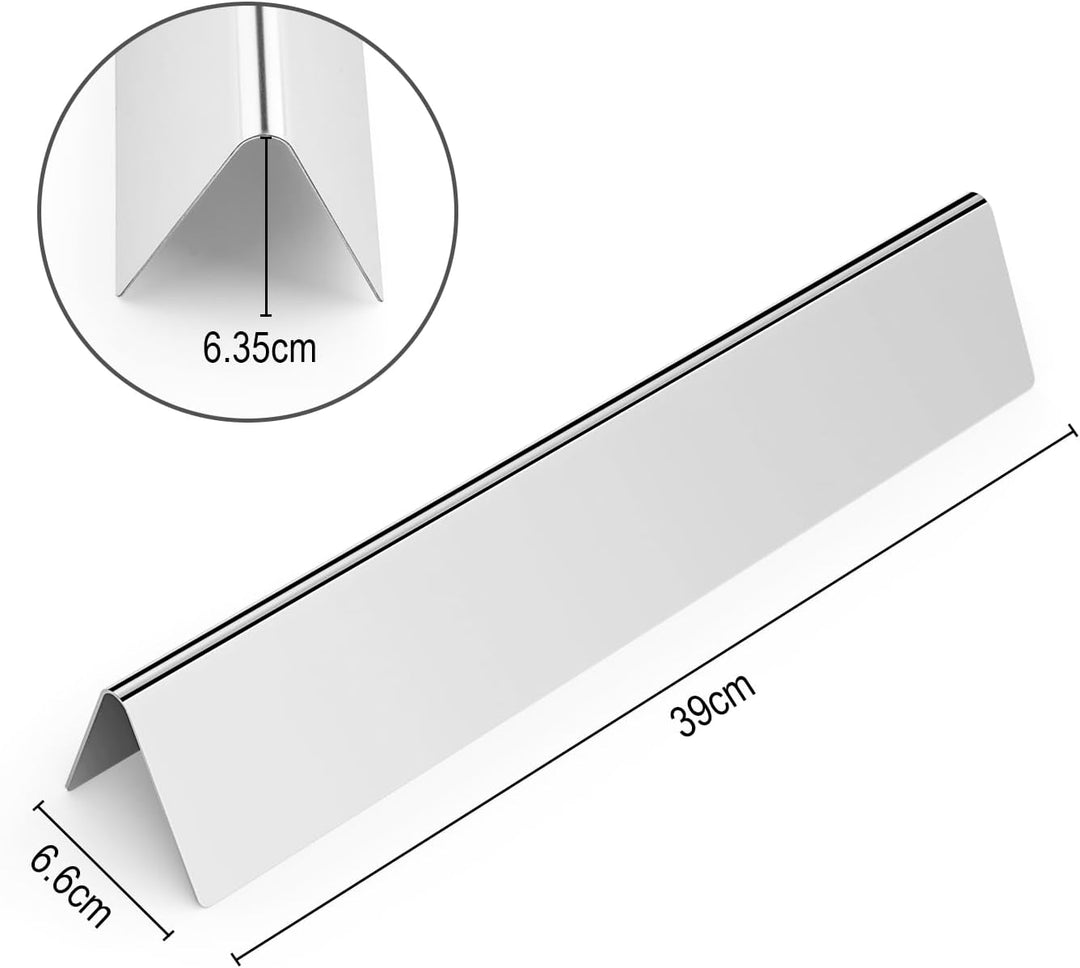 38,9CM Edelstahl Flavorizer Bars für Weber Spirit I & II E210/220 S210/220 (mit vorderen Brennerknöp