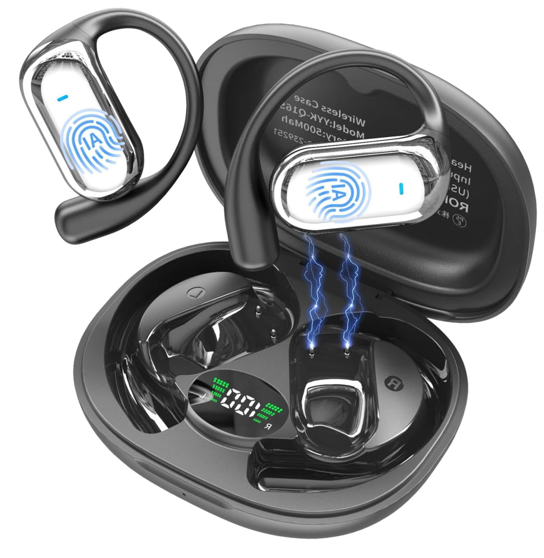 KI Übersetzungskopfhörer Echtzeit 198 Sprachen Bluetooth 6.1 4-in-1 Übersetzung Kopfhörer mit App (k