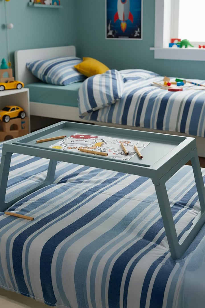Klappbarer Tisch (hellblau), Hellblau