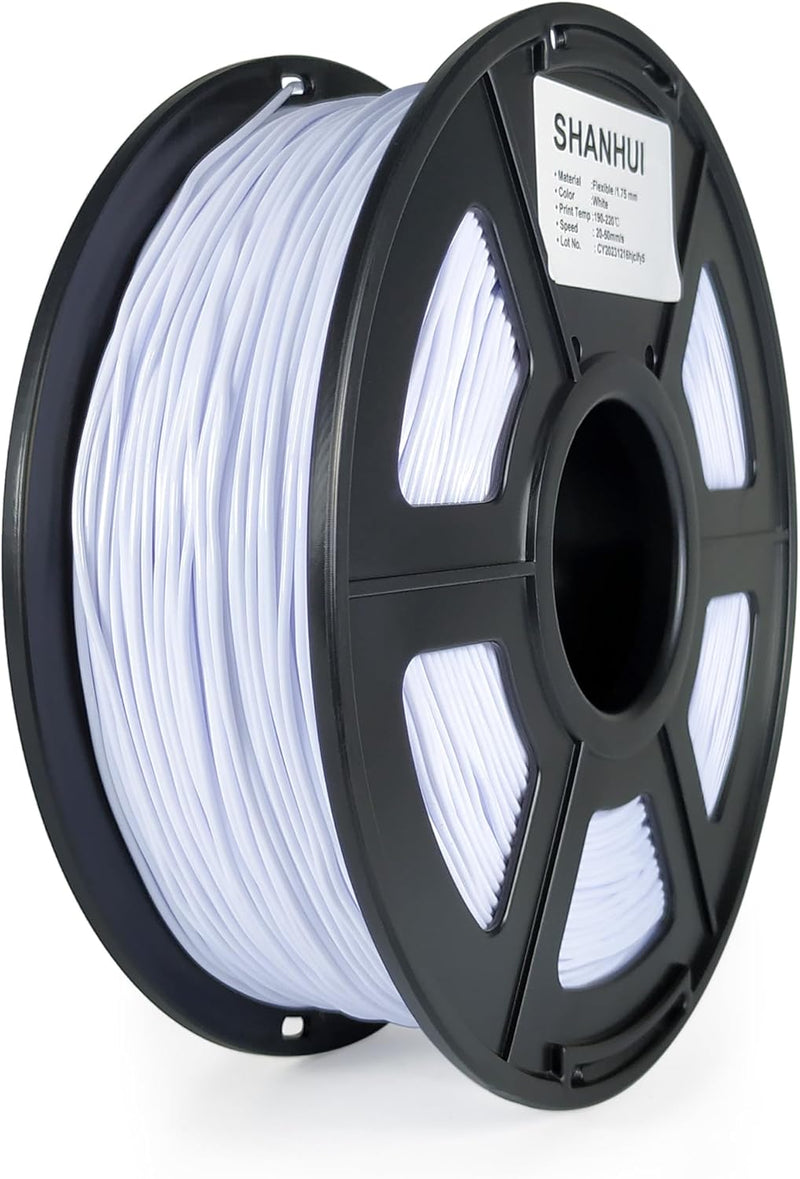 TPU-Filament 1,75 mm, flexibles Filament 3D-Drucker-Filament, weiches TPU-3D-Druck-Filament, Papier