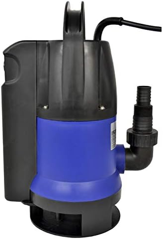 Schmutzwasser Tauchpumpe flachsaugend mit integriertem Schwimmer 750w 230v Förderhöhe 7m Tauchtiefe