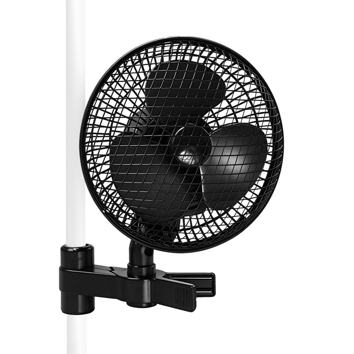 Grow Ventilator Oszillierend Mehrstufige Lüftergeschwindigkeit Clip Ventilator Timer Lüfter 20W Clip