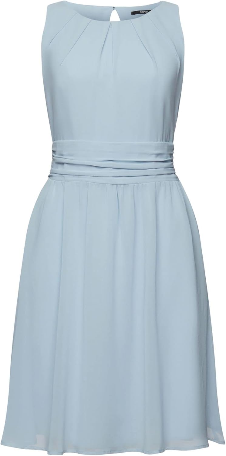 ESPRIT Damen Kleid, Light Blue Lavender