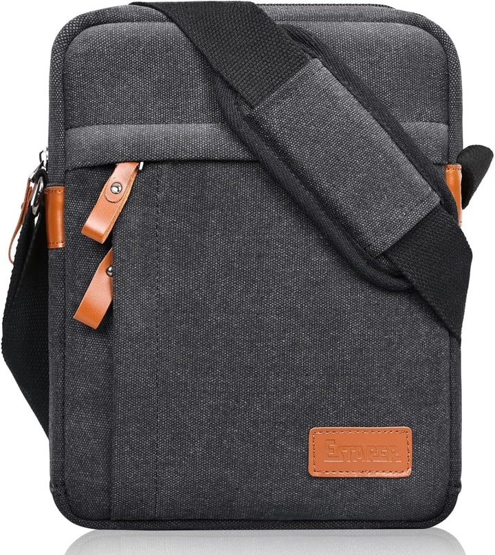 ESTARER Umhängetasche Herren Klein, 9,7 Zoll Schultertasche Herren, Herrentasche zum Umhängen für Sc