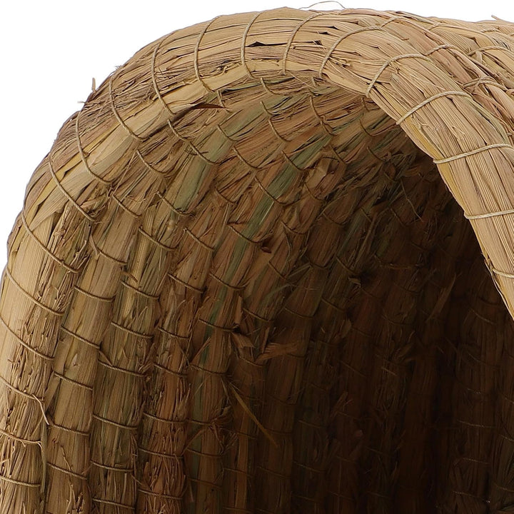 HEMOTON Geflochtenes Hamsternest Hühnerschlafnest Nest Für Kleintiere Strohgeflochtenes Bett Schlafh