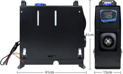 UISEBRT 8KW Standheizung Diesel Lufterhitzer 12V, Air Diesel Heizung Dieselheizung mit Schalldämpfer