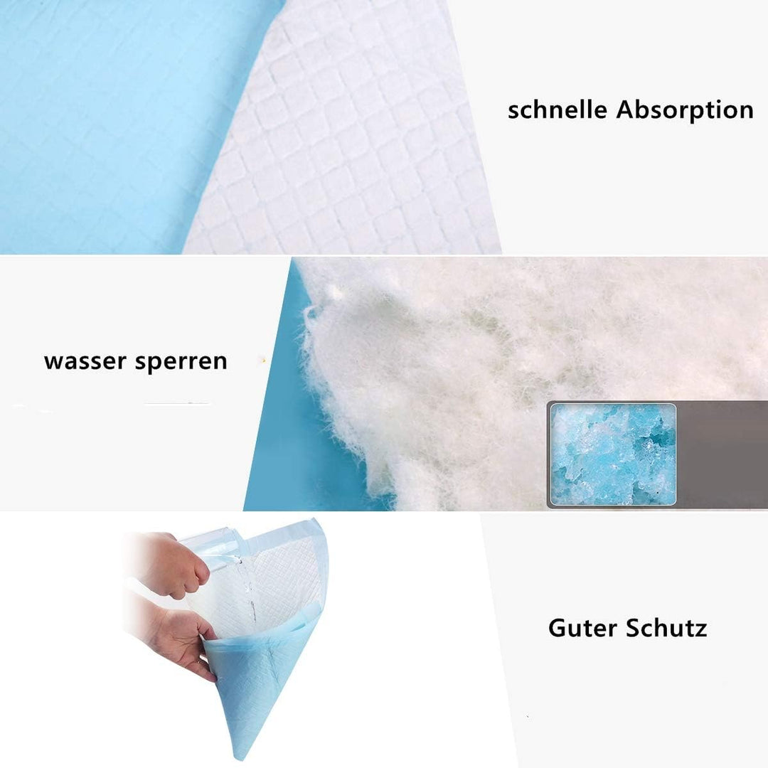 DREAMADE 150 Stück Trainingsunterlagen für Haustier, Puppy Training Pads, Hundepads, Welpenunterlage