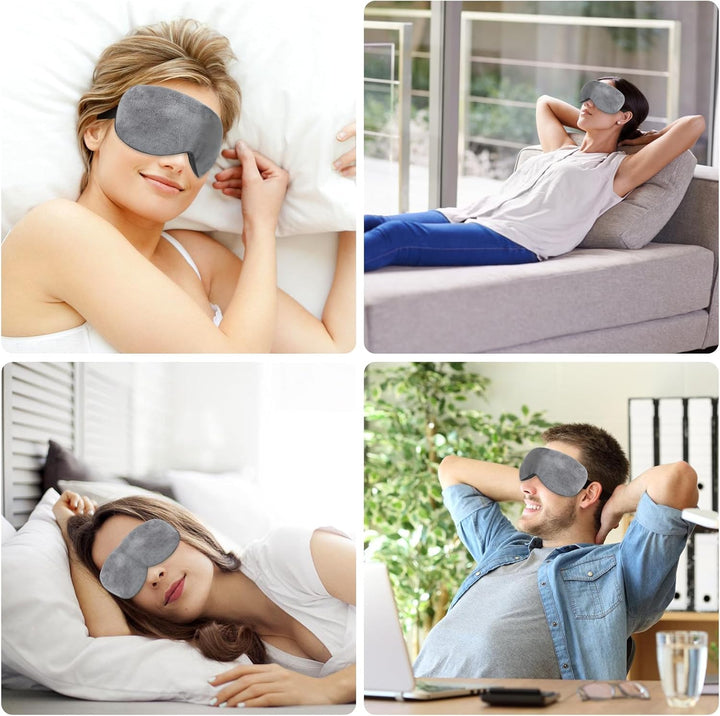 Wärmbrille kabellos, Wärmebrille mit Akku ohne Kabel, Wärmebrille Augen, Beheizte Augenmaske, 3 Wärm
