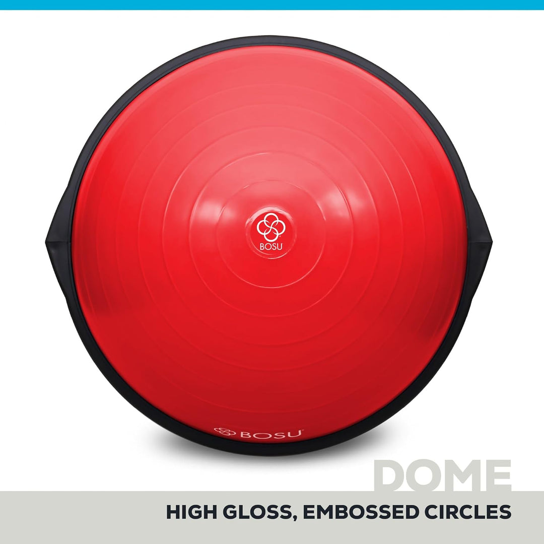 Bosu, Home Gym Equipment, The Original Balance Trainer, 66 cm Durchmesser rot / schwarz, rot / schwa