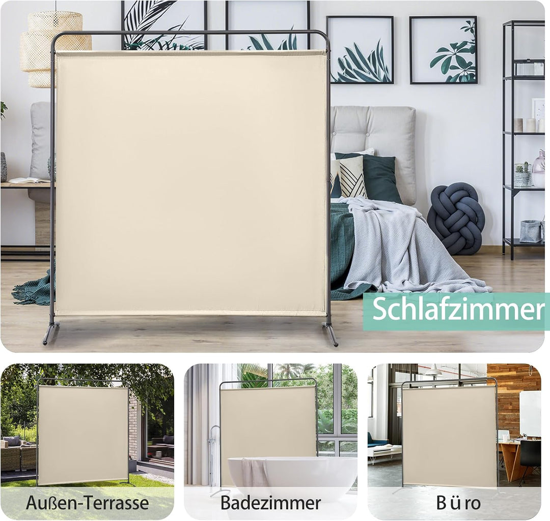 Angel Living Paravent 1 Teilig Raumteiler Freistehend Sichtschutzwand Raumteiler Stellwand Trennwand