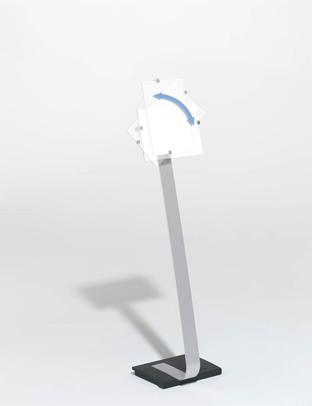 Durable Präsentationsständer Crystal Sign Stand A4, für Hoch- und Querformat, 481823, A4