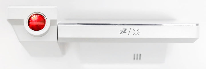 Technoline Funkprojektionswecker WT549 mit LED Farbeinstellung Weiss 14.7 x 4.2 x 9.2 cm