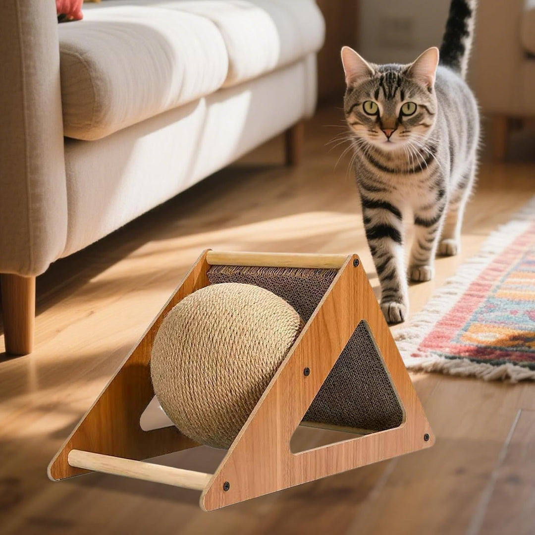 Kratzball für Katzen – Spielzeug für Kätzchen | Kratzball für Katze | Kratzball für Übung und Spiel