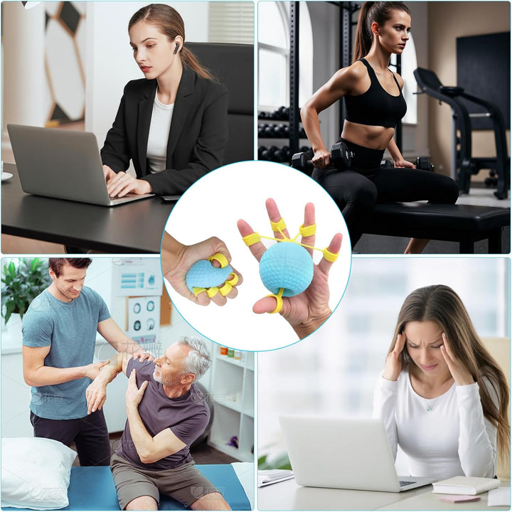 Grip Strength Trainer Ball mit Rutschfester Oberfläche Finger, Handgriffe für Krafttraining, multifu