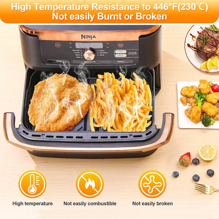 Airfryer Zubehör Für Heissluftfritteuse Ninja Af500EU Af500EUCP 10,4L, Silikonform Für Heissluftfrit