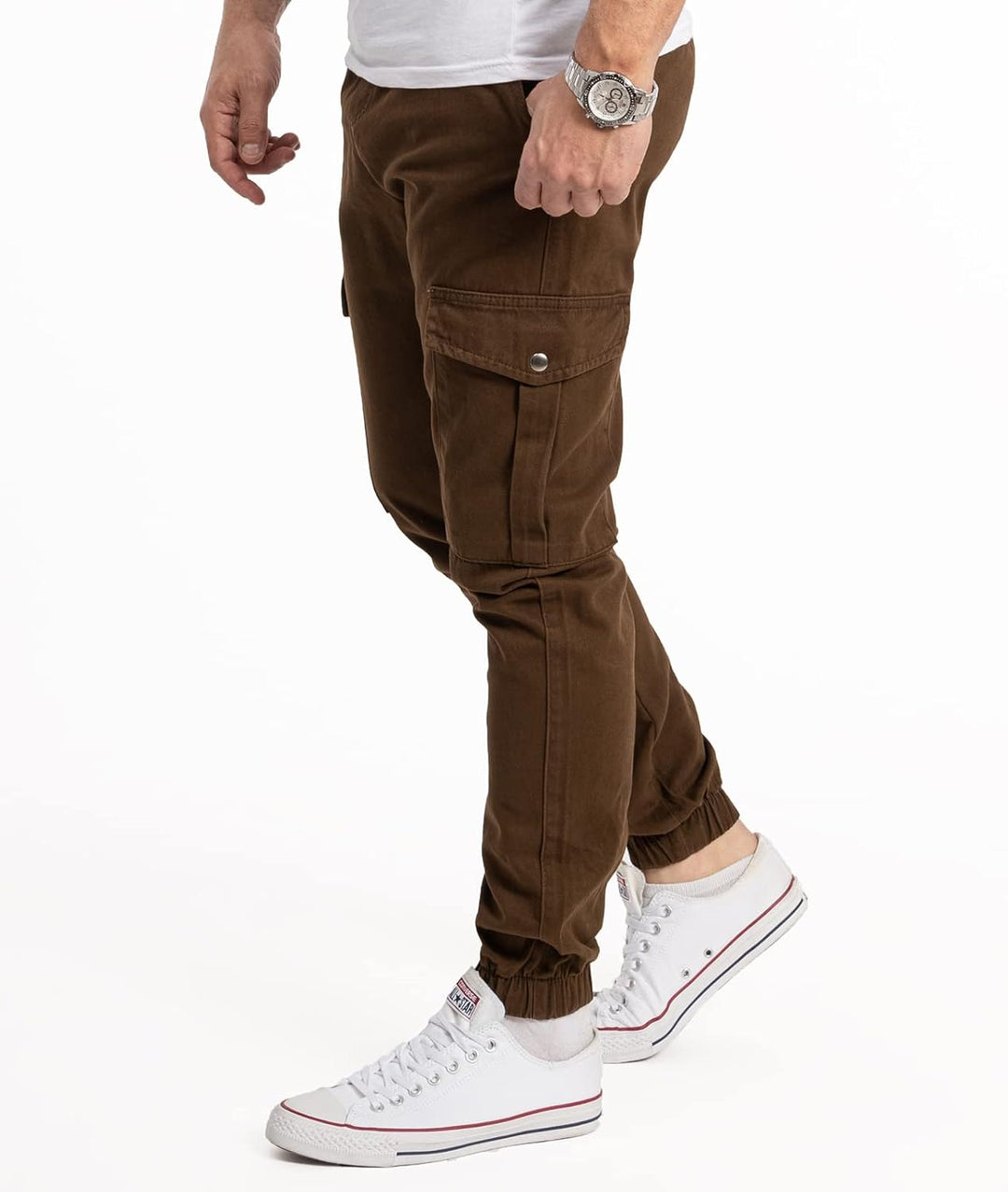 Rock Creek Herren Hose Cargohose RC-2356 29W / 30L Braun, 29W / 30L Braun