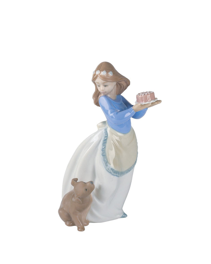NAO Puppy's Birthday Porzellanfigur