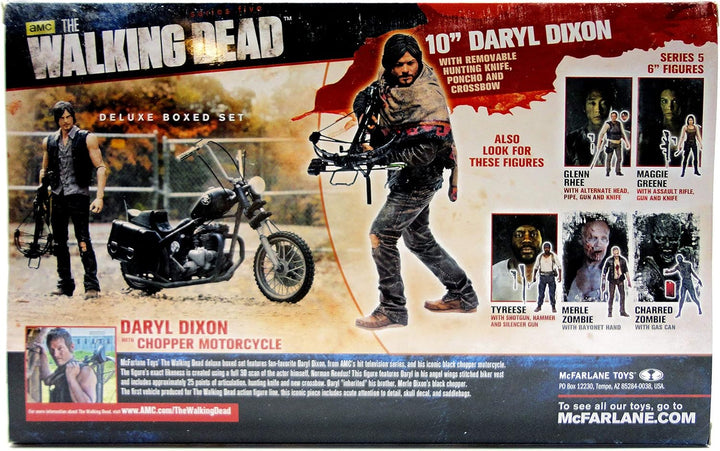 McFarlane Toys 14539 - The Walking Dead TV Daryl Dixon with Chopper Deluxe Box