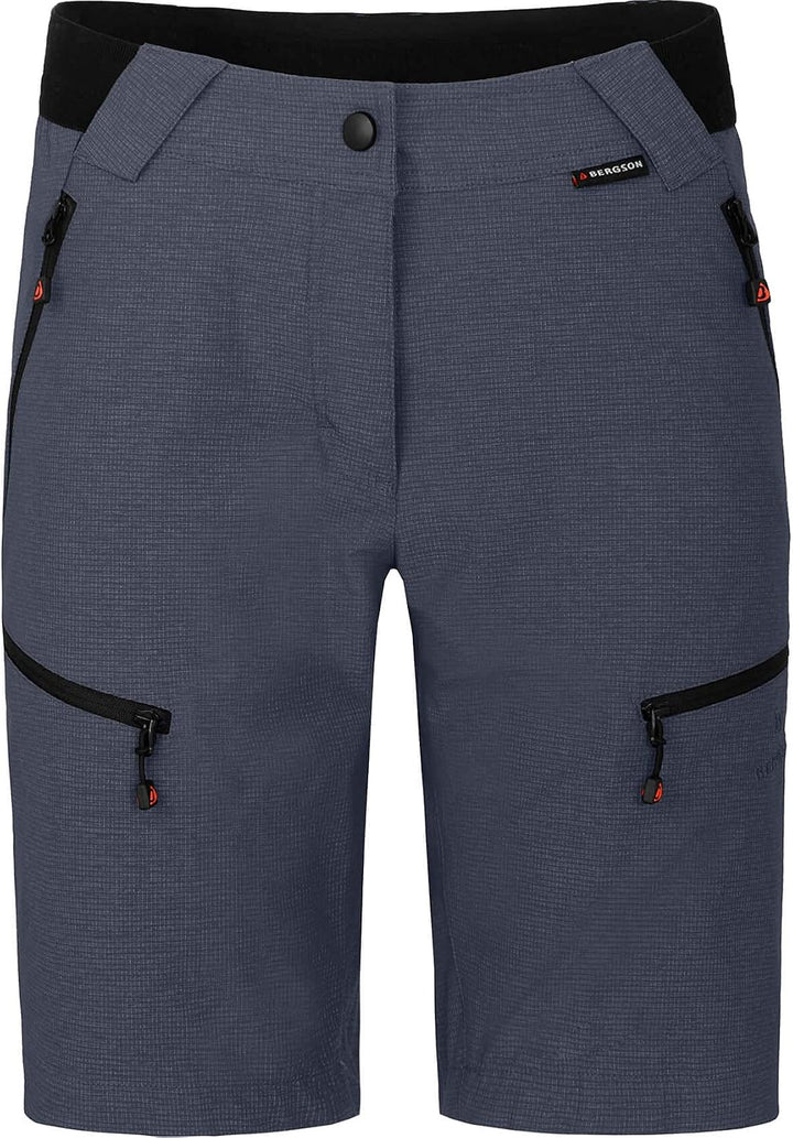Bergson PORI Bermuda | Damen Wandershorts - Robust &amp; elastisch Damen Wandershorts in Bermuda-Länge,